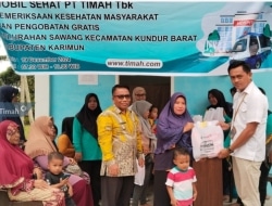 Lurah Sawang Berharap Mobil Sehat PT Timah Rutin Berikan Pelayanan Kesehatan Ke Warganya