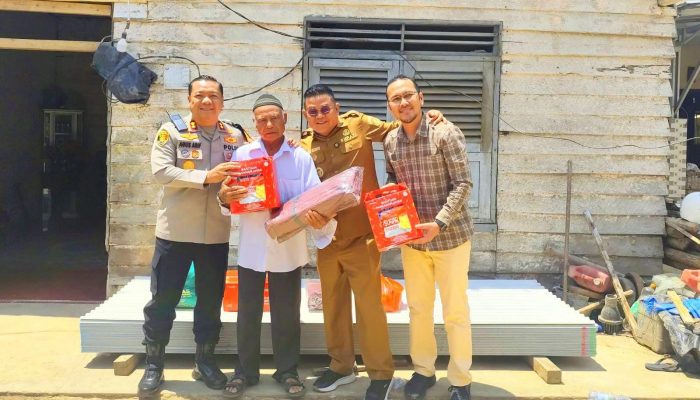 Respon Cepat Laporan Warga, Bupati dan Kapolres Bangka Selatan Bantu Korban Cuaca Ekstrem